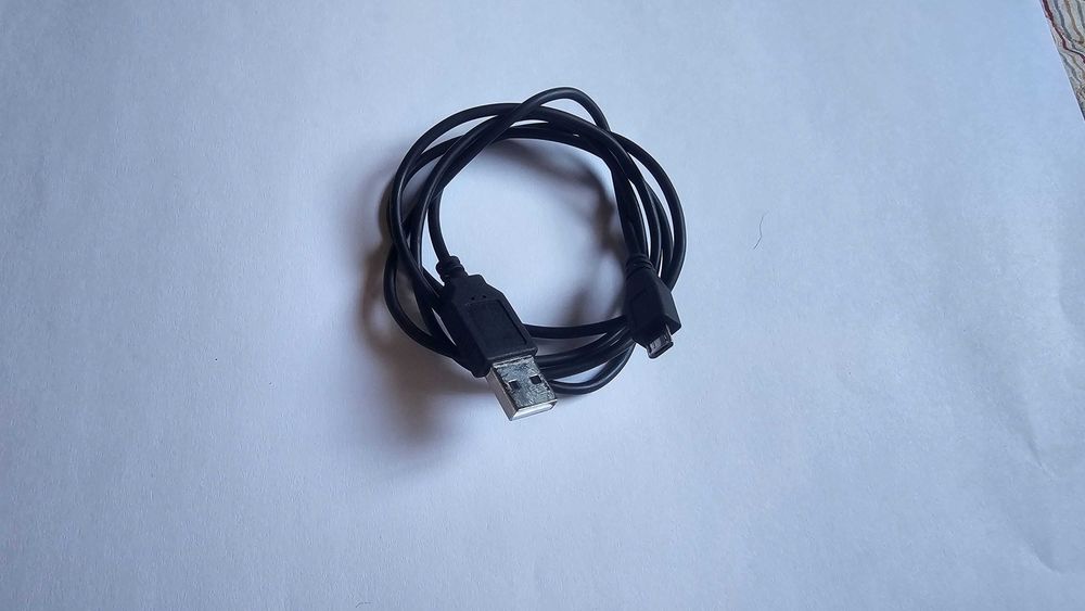 Kabel USB-A - USB Micro 60cm czarny
