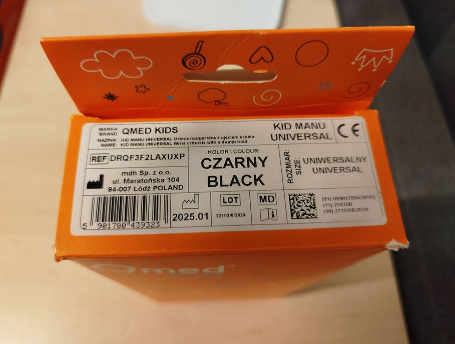 Orteza nadgarstka dla dziecka Qmed