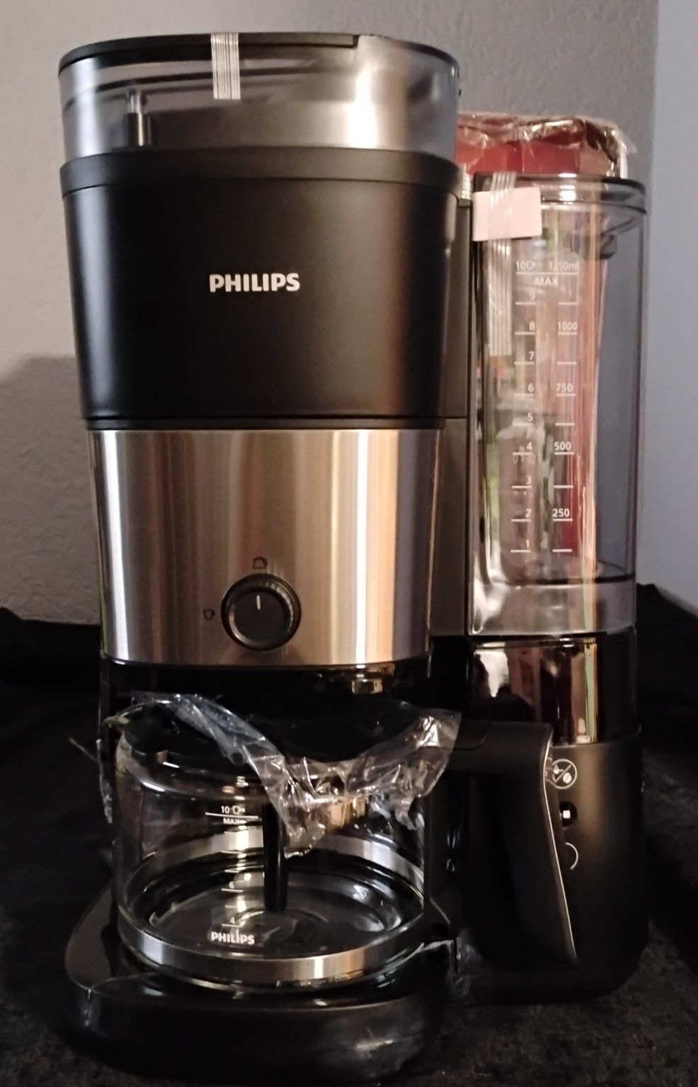 Nowa Cena!!Nowy Express do kawy z młynkiem Philips poj 1,25ml 10-15fil