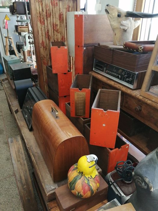 Gavetas de loja de ferragens vintage