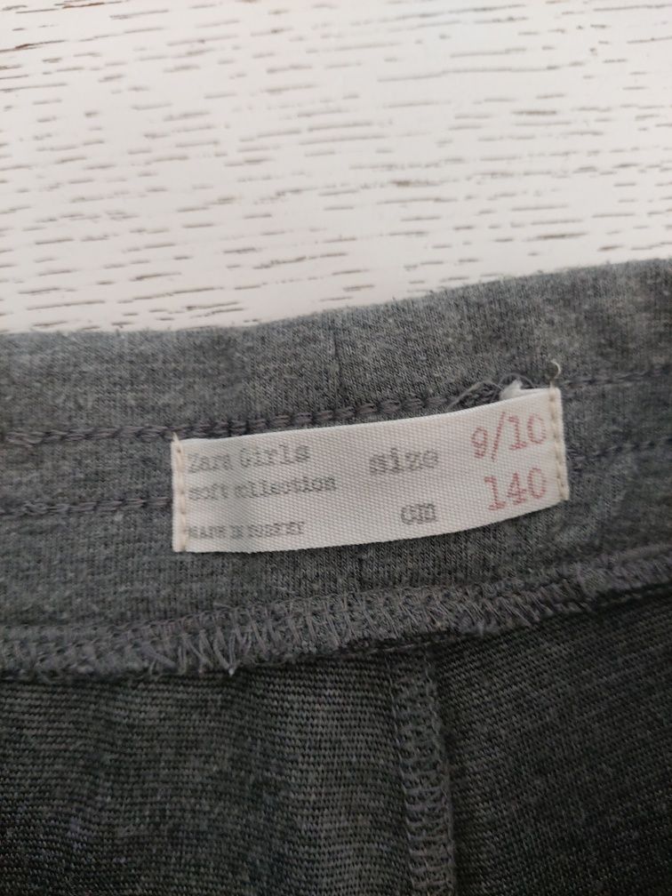 Spodnie Zara szare rozmiar 140