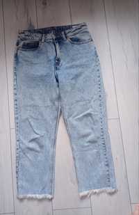 Monki spodnie jeansy proste boyfriend M38