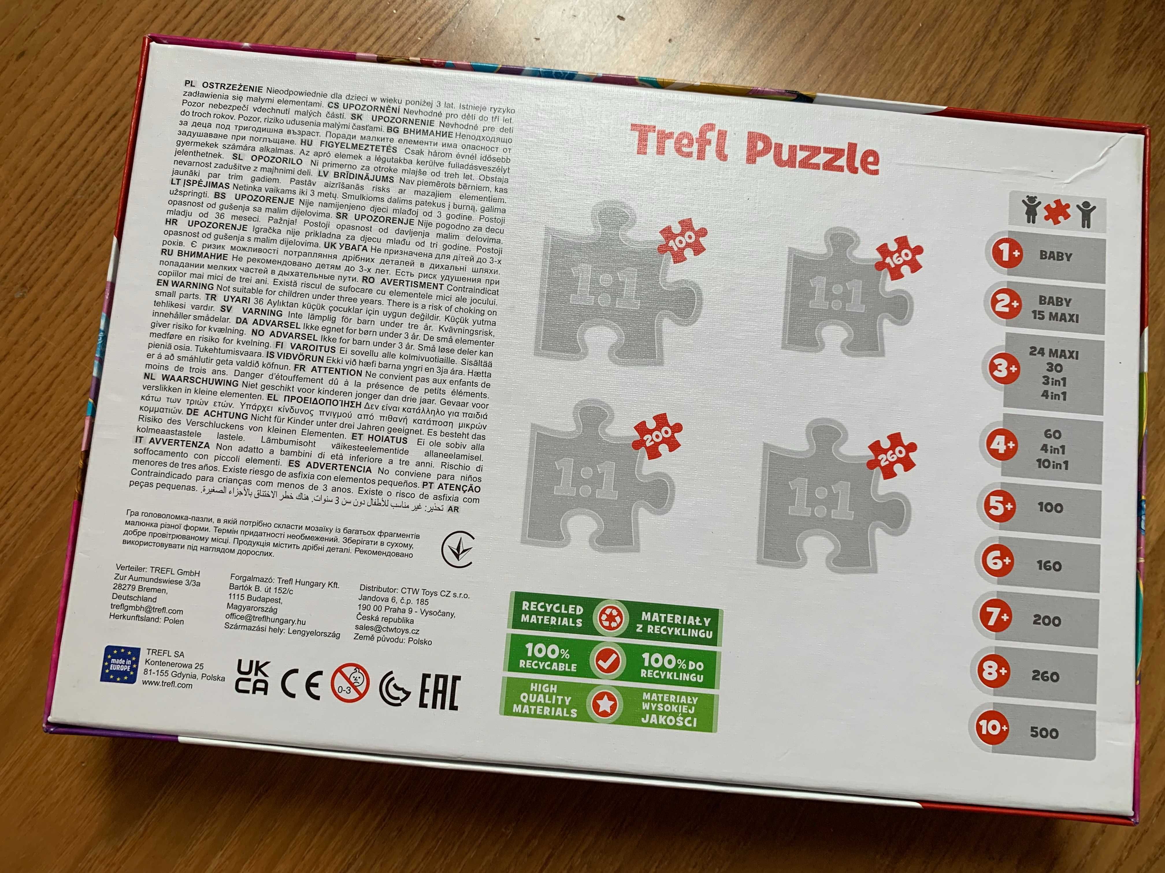 Puzzle JAK NOWE! Trefl Księżniczki Zaczarowana Melodia Disney 16419