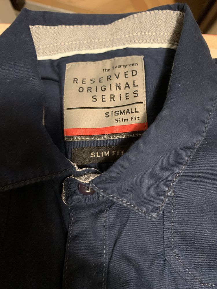 Meska granatowa koszula RESERVED Slim Fit