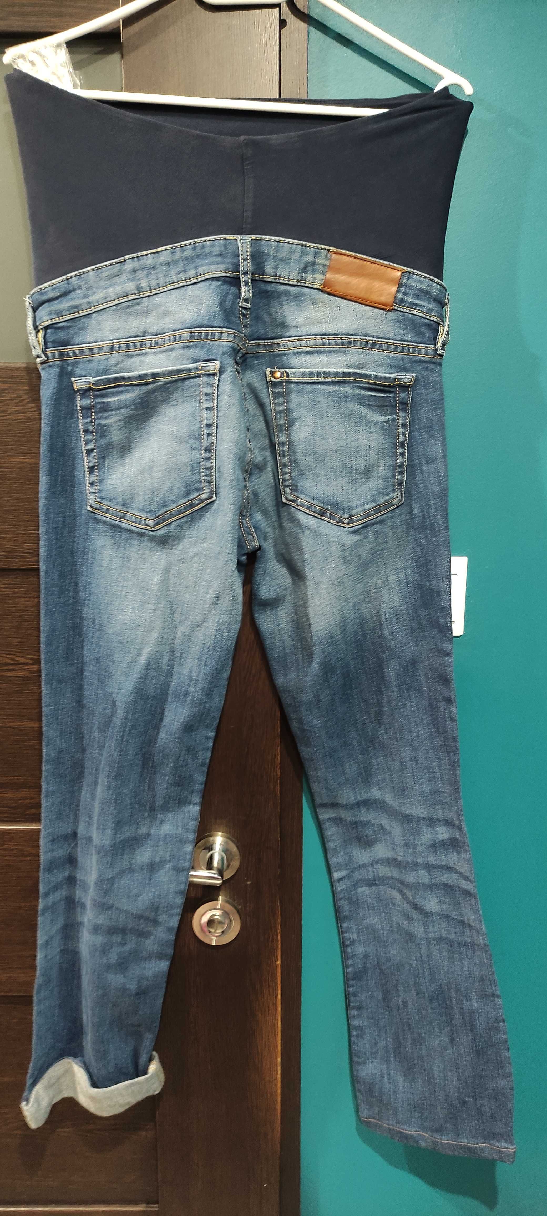 Spodnie długie ciążowe r. 38 h&m