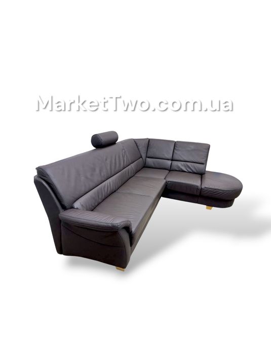 Кожаный, шкіряний кутовий диван ( 130802 )