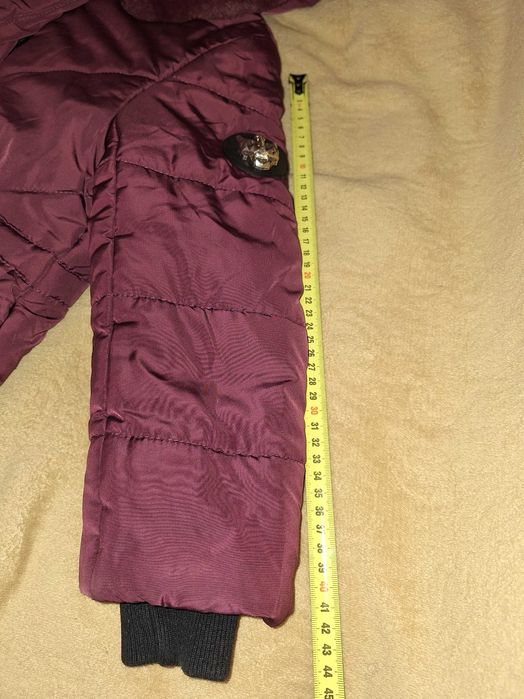 Зимова куртка-пальто для дівчинки 122 р