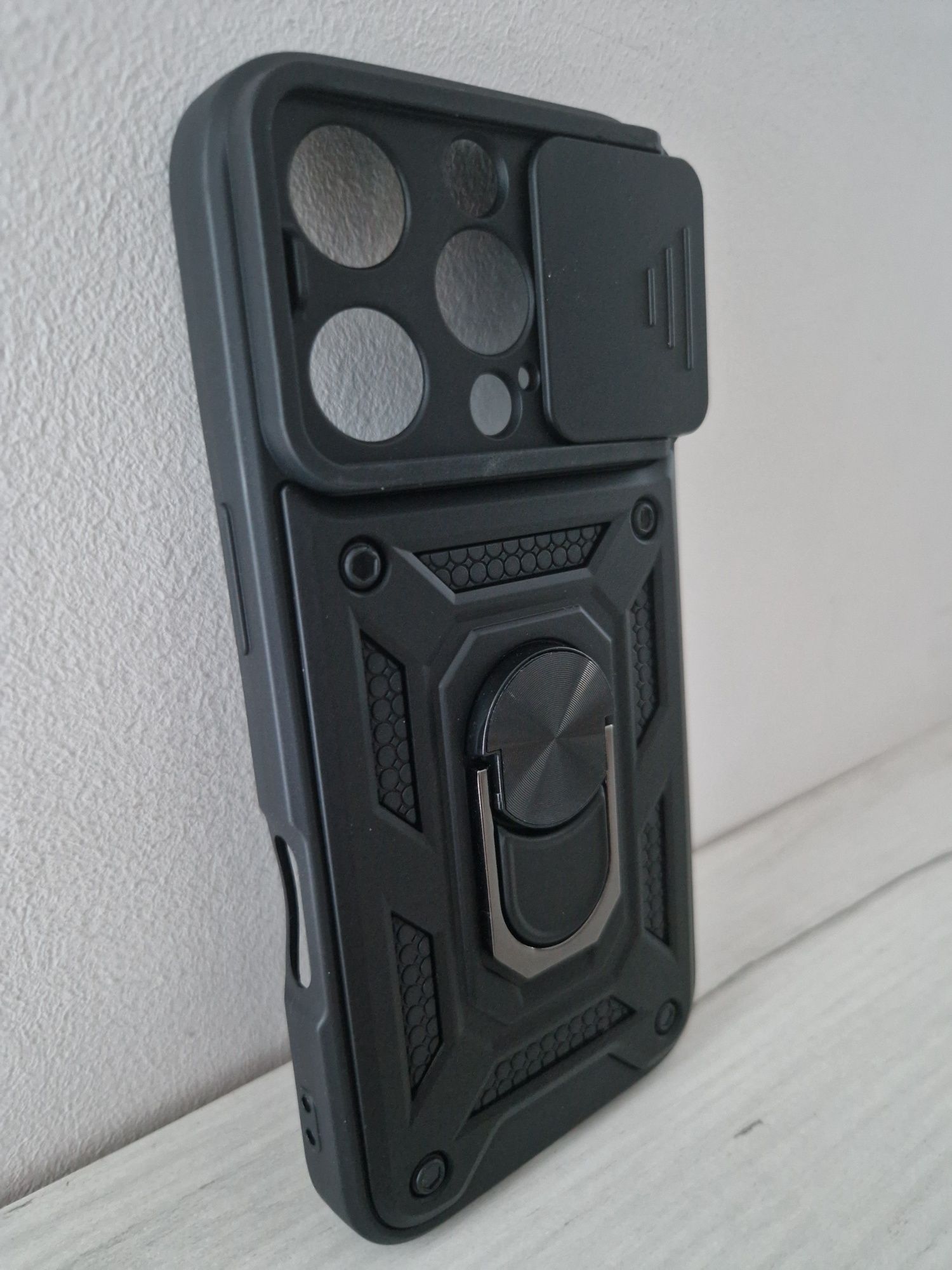 Slide Camera Armor Case do Iphone 16 Pro Max Czarny