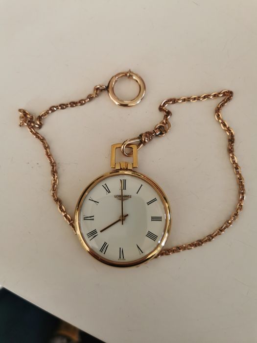 Longines zegarek kieszonkowy 1970r pozłacany
