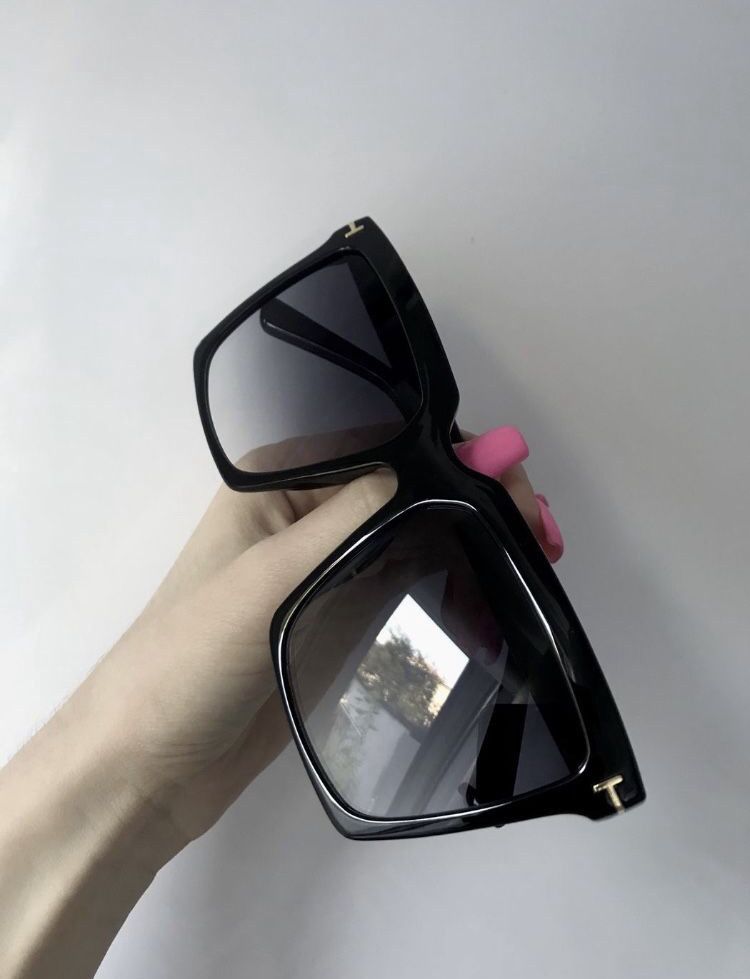Nowe okulary przeciwsloneczne damskie kwadratowe inspired by tom ford