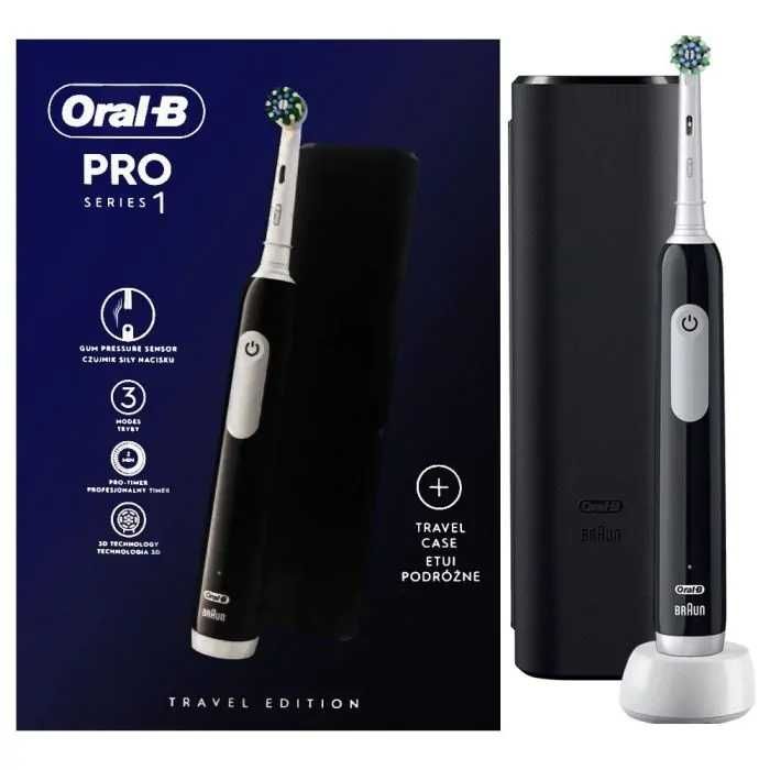 Зубна щітка електрична BRAUN Oral-B PRO1 чорна +кейс