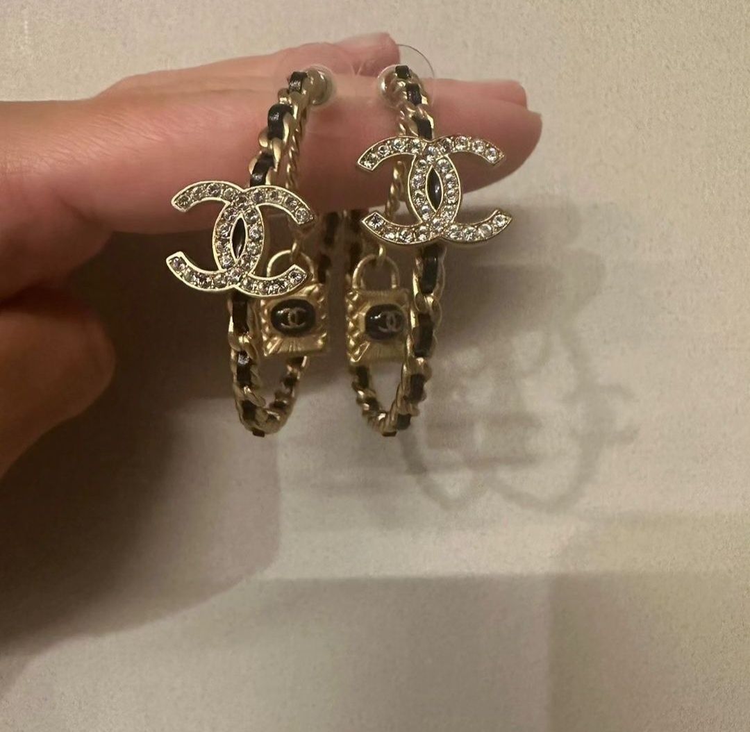 Сережки Chanel оригінал