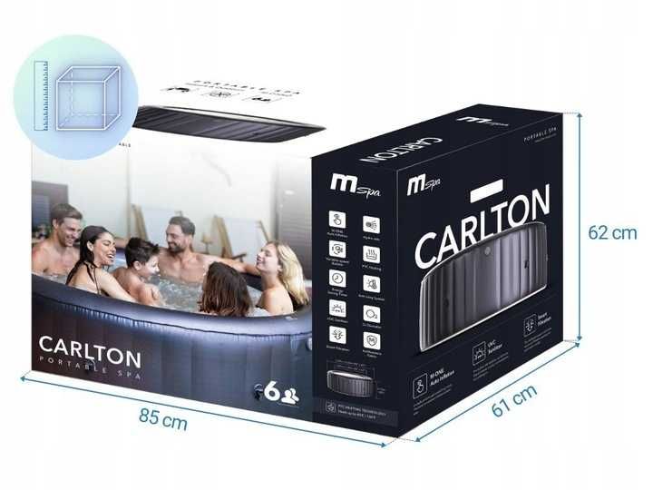 Basen Jacuzzi Carlton MSpa XXL 6-os. Hydromasaż, AirJet, UVC, Ozon