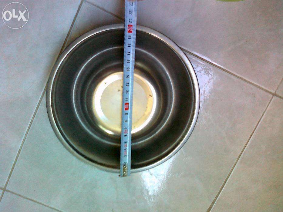 Comedouro em Inox Cão/ Gato 20cm