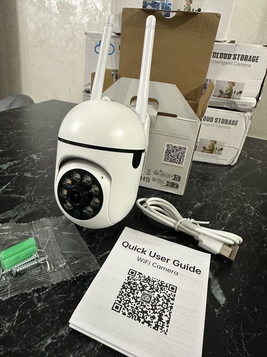 Вулична Wi-fi камера, одинарна біла