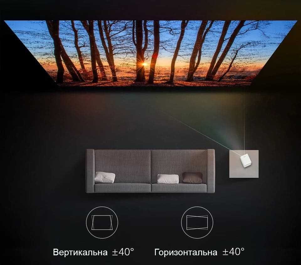 LED Full HD проектор Xiaomi Wanbo T2 Max New (White) (*У наявності*)