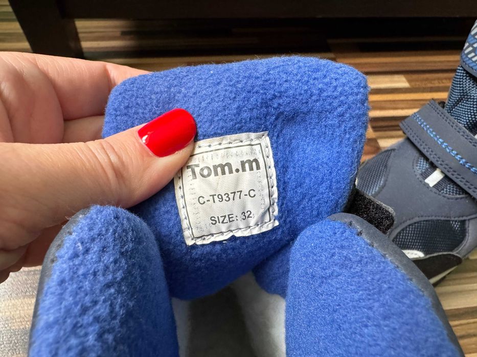 Зимове взуття Tom.m, зимове взуття для хлопчика , взуття розмір 32