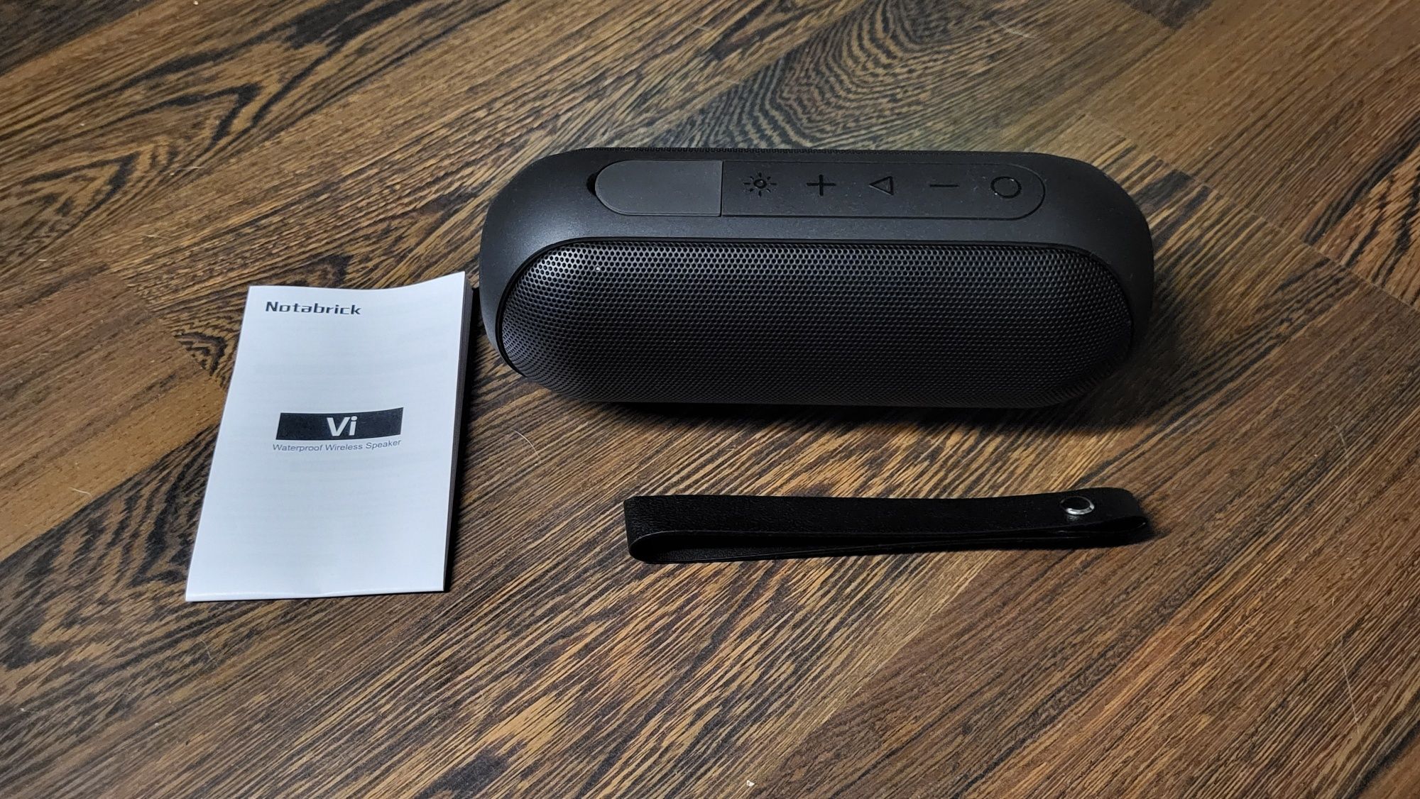 Głośnik Bluetooth NOTABRICK z oświetleniem RGB, 30 W, IPX7, czarny