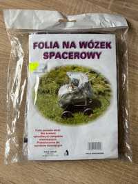 Uniwersalna folia przeciwdeszczowa do spacerówki NOWA