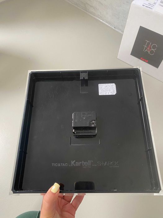 Zegar Kartell Tic&Tac PHILIPPE STARCK design space age akryl zegarek