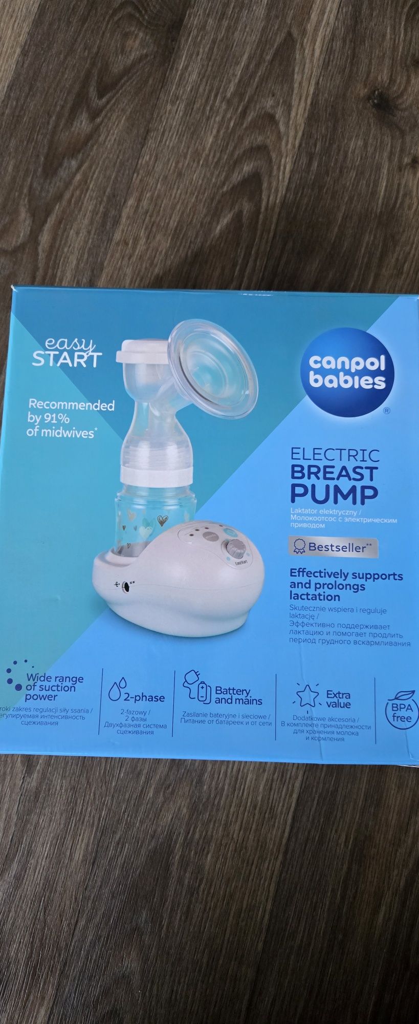Молокоотсос электрический Canpol babies EasyStart