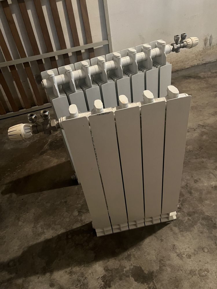 conjunto de radiadores de aquecimento