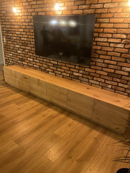 Szafka rtv dębowa , komoda dąb , meble loft