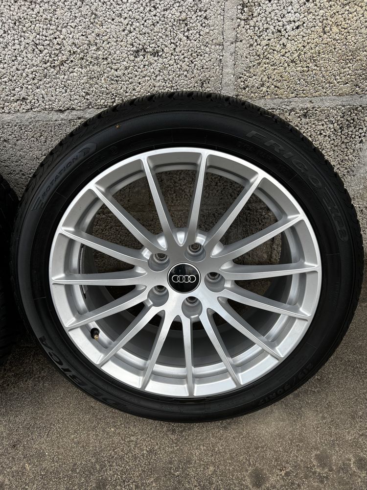 Oryginalne koła Zimowe R17 5x112 Audi A5 A4 B9 B8 B7 opony 215/50/17