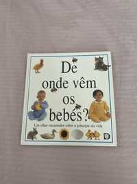 Livro - De onde vêm os bebés