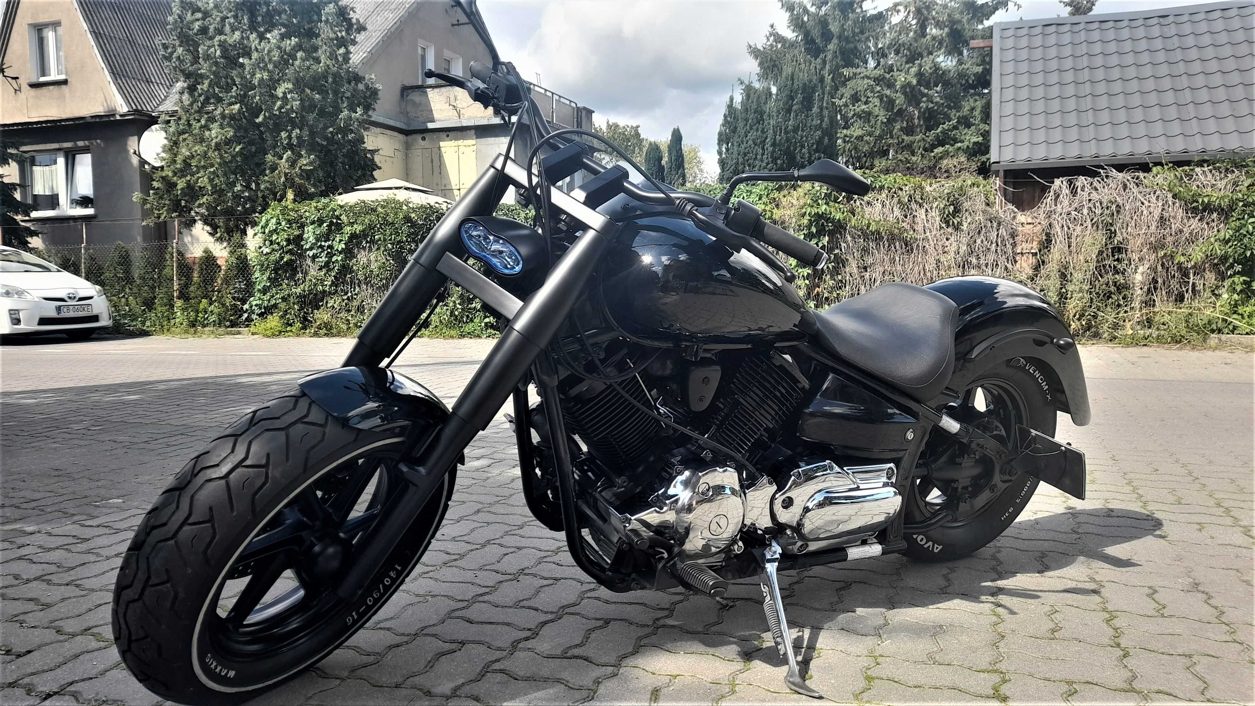 xvs  1100  drag  star  2007 rok zamiana