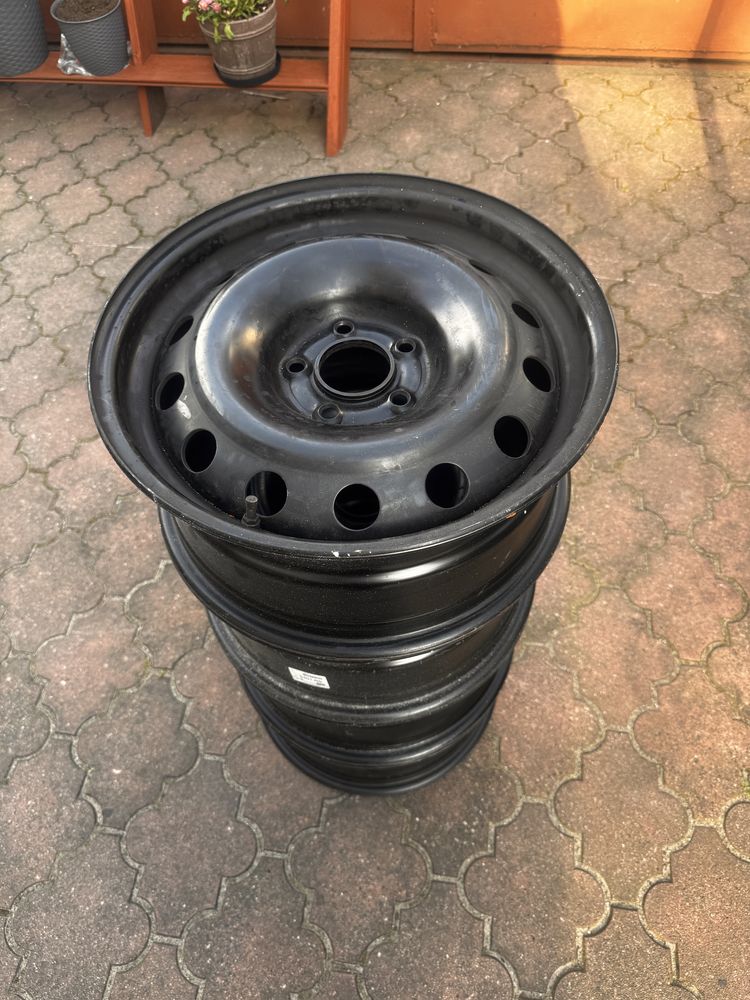 Stalowe w super stanie felgi 5x112 wentyle wzmacniane