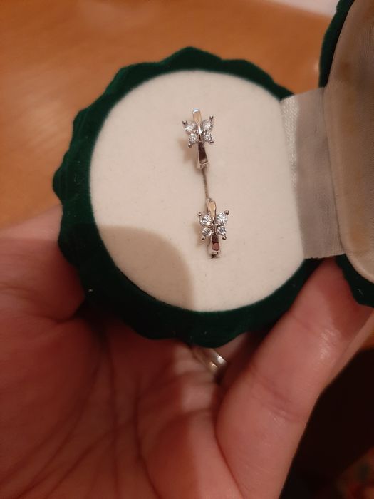 Серьги серебро 925 проба!