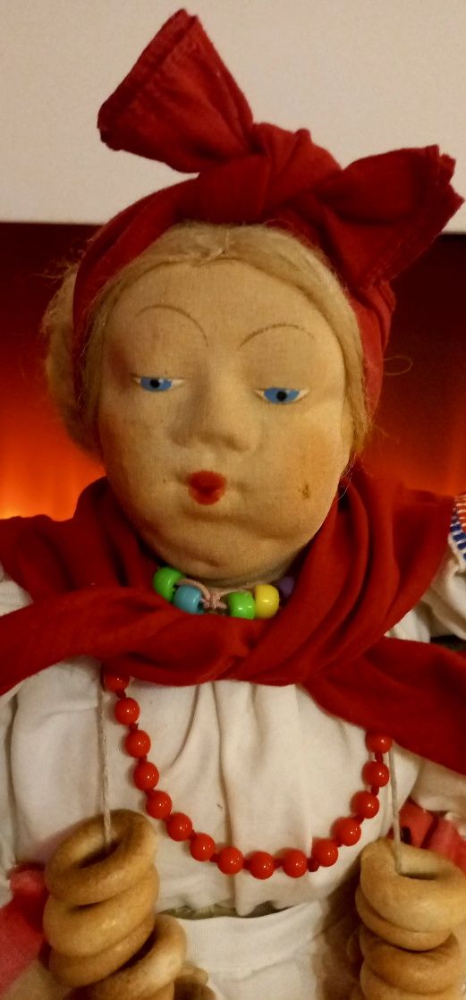 Кукла на самовар "Грушенька"Старинная.