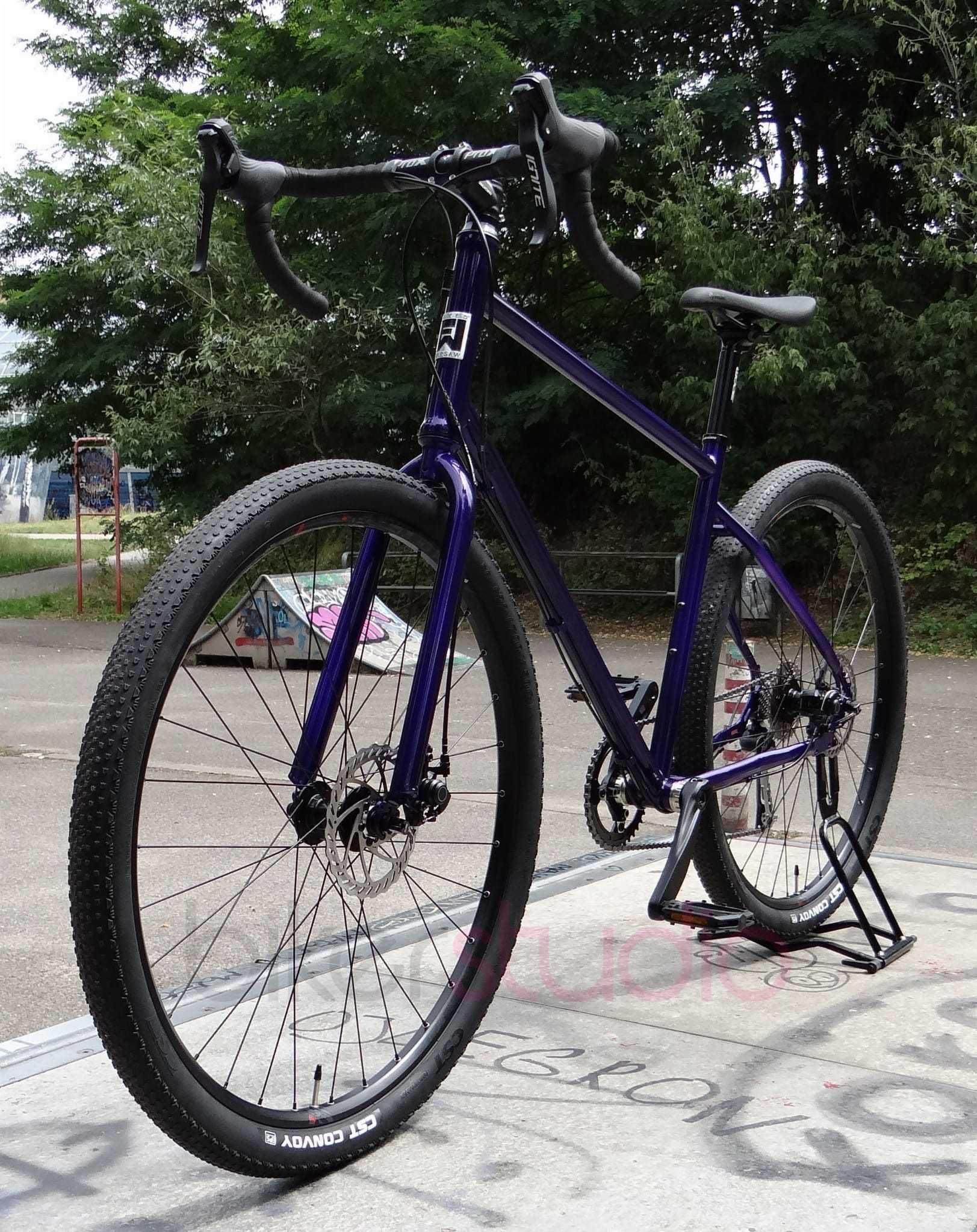Rower FIXED WARSAW Gravel Pan Kleks (1/9) wygodny wyprawowy gravel