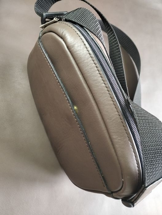 Сумка жіноча шкіряна ручної роботи колір шоколад