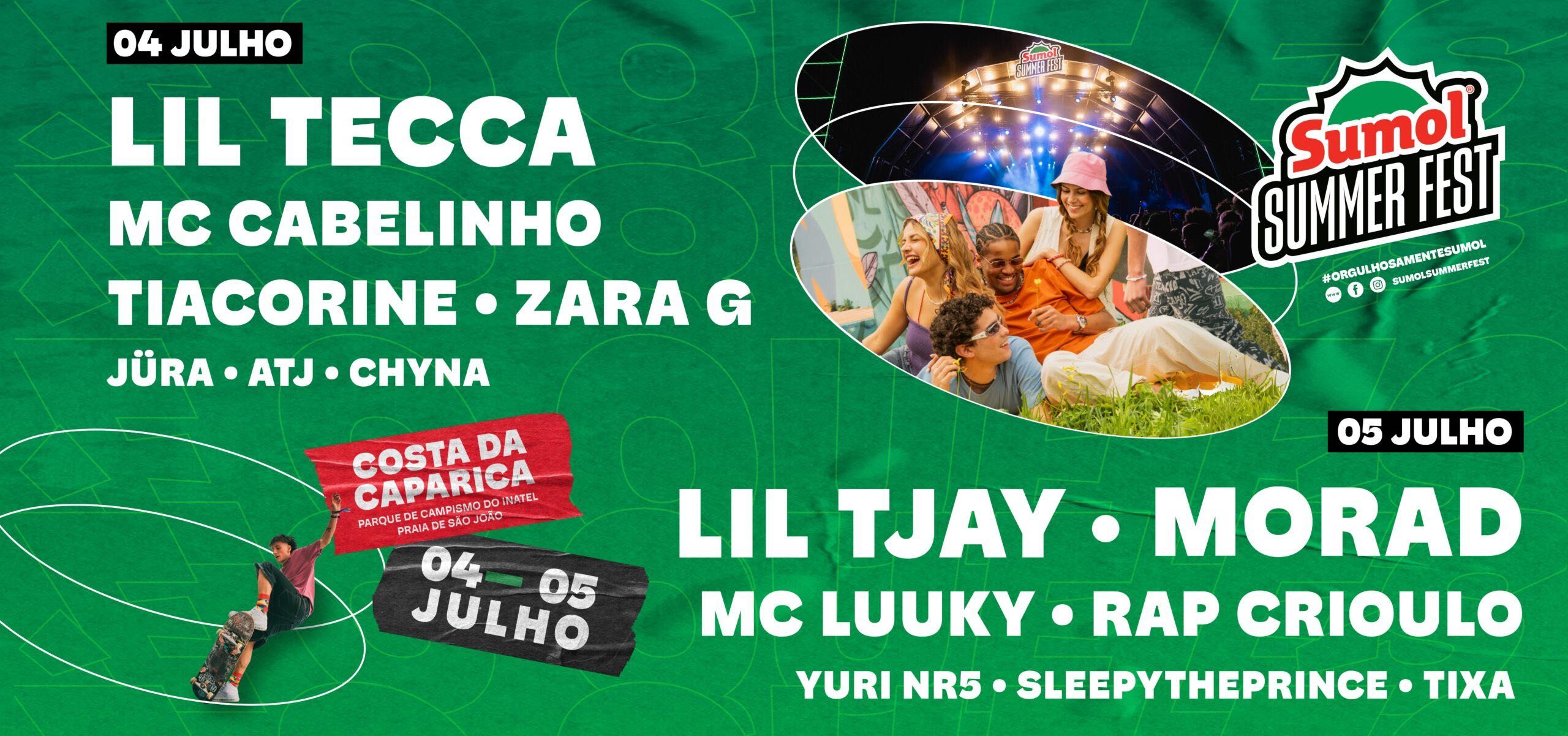 Passes gerais Sumol Summer Fest 2025