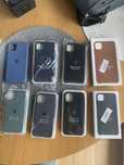 Silicone & Leather case etui iPhone 11 Pro/ Pro Max