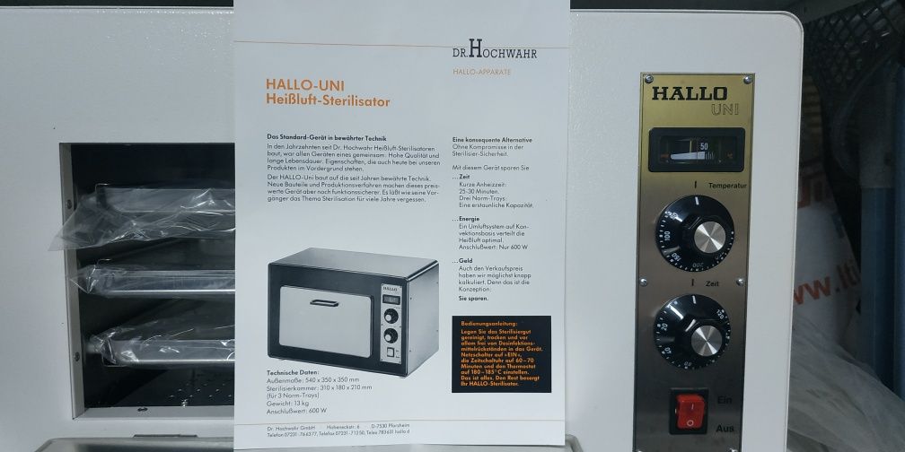 Forno de sublimação marca hallo