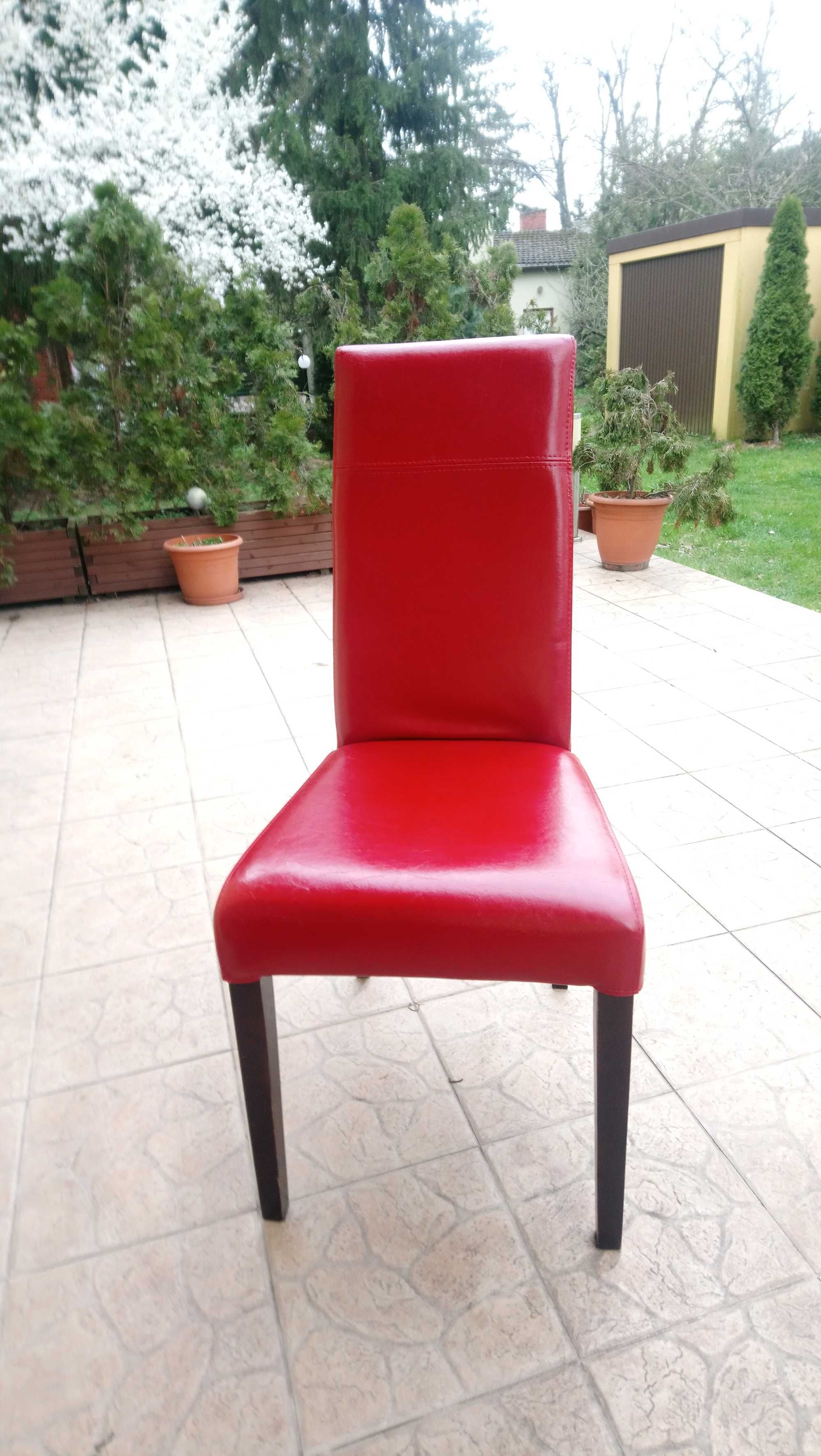 krzesło- fotel z naturalnej skóry