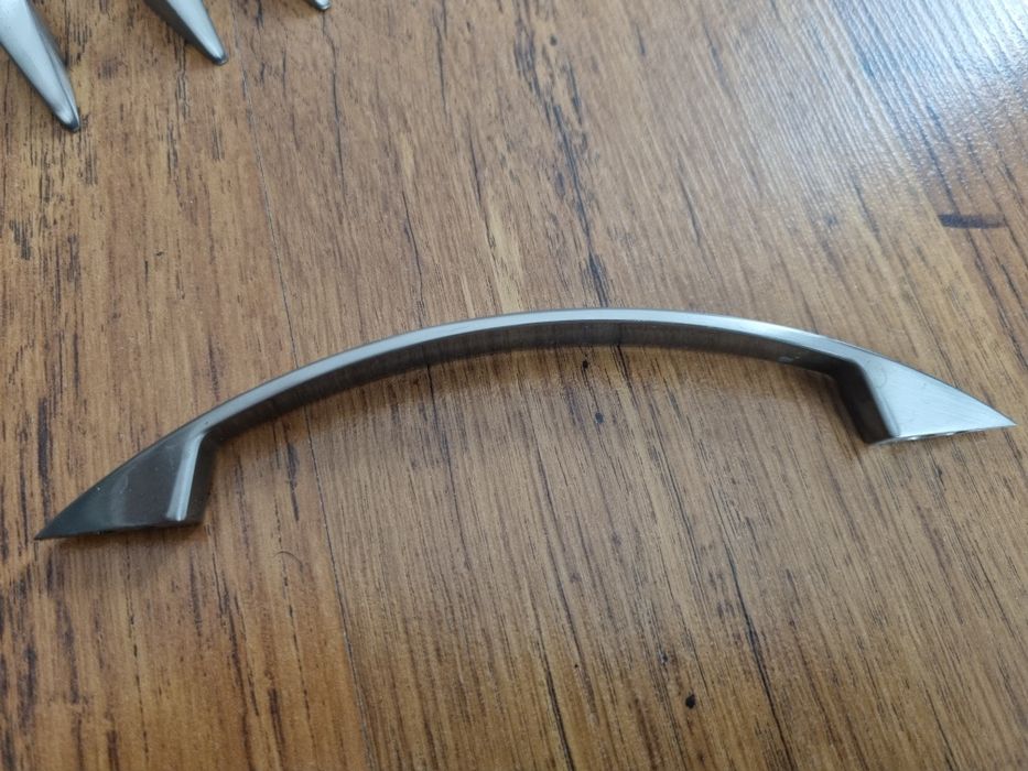 Uchwyty do szafek, satynowe, 16 szt.