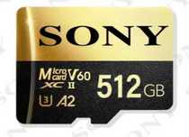 SONY 512 Gb Micro TF SD Карта памяти + SD-адаптер