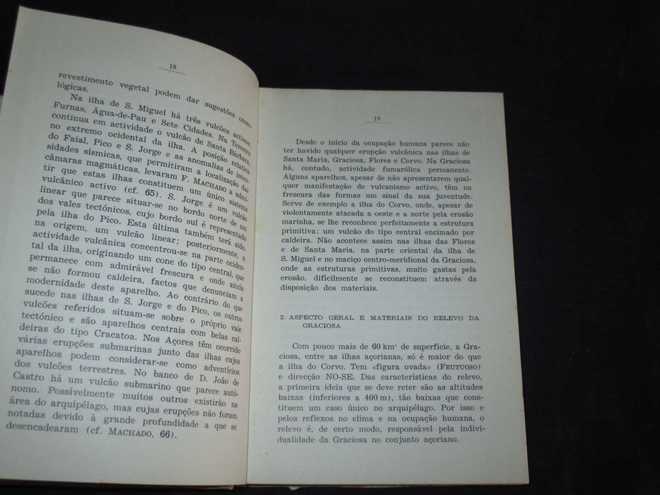 Livro A Ilha Graciosa Chorographia Brum Ferreira
