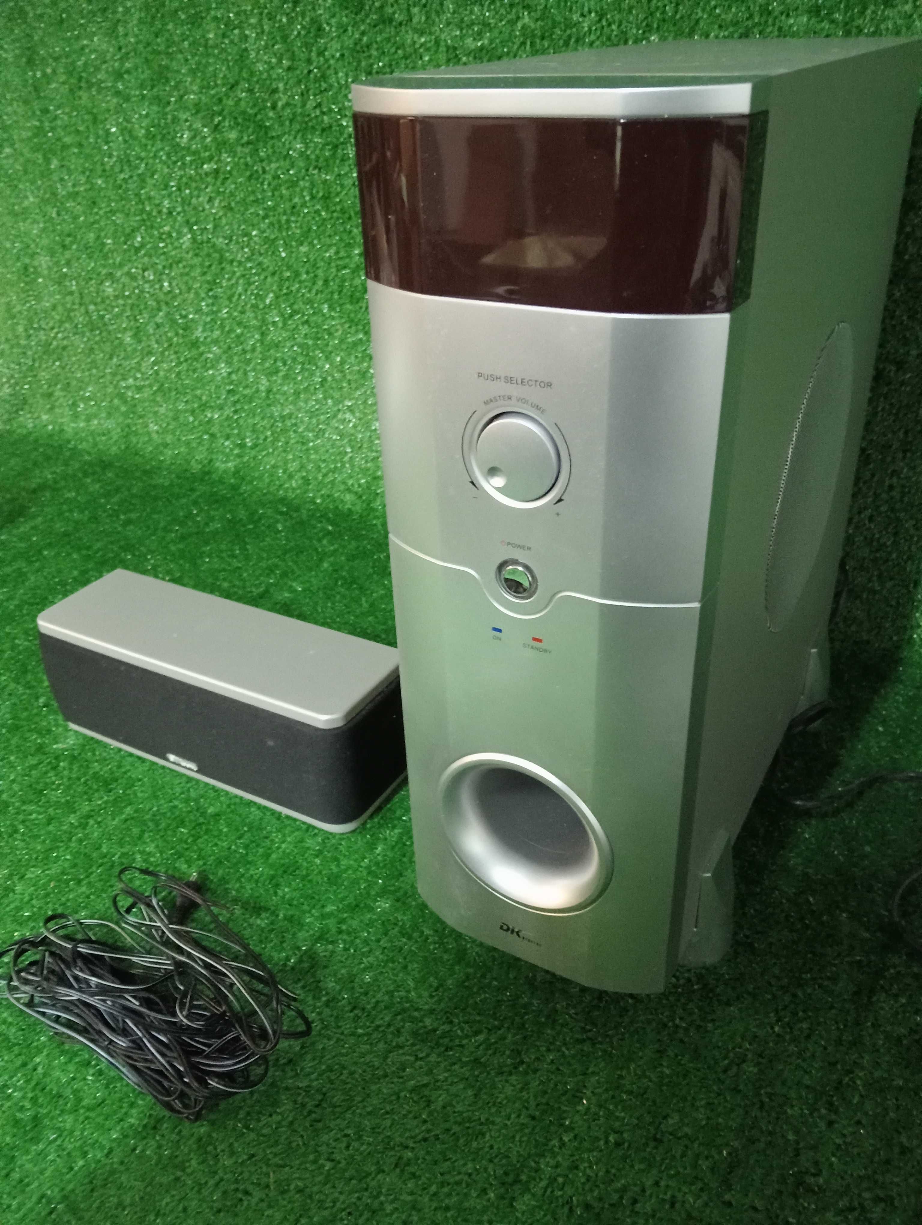 Subwoofer + głośnik centralny  DK Digital AS-380W