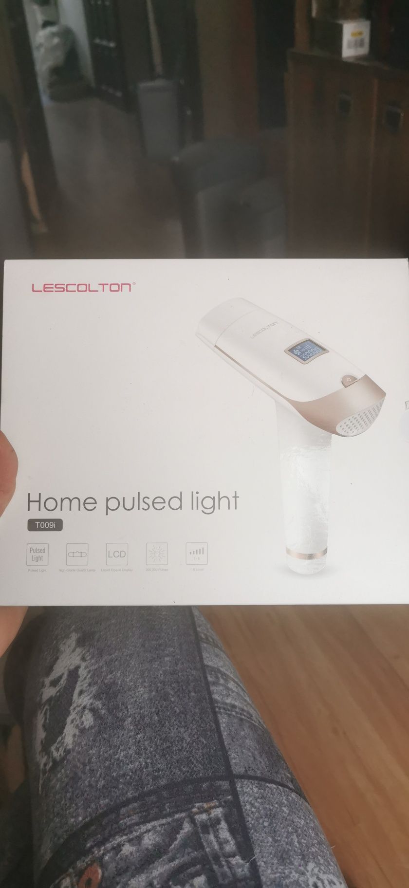 Depilator laserowy LESCOLTON do użytku domowego (2 rodzaje lampy)