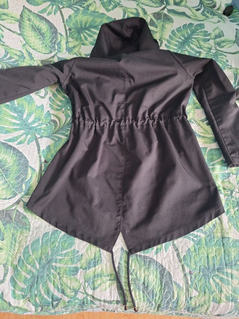 CAVARICCI r. XS/S parka czarna wiosna