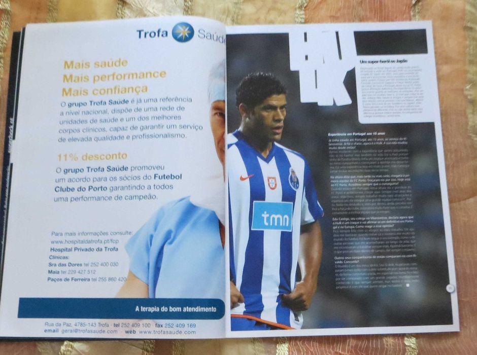 Revista Dragões Nº 278 de 2008  Especial Hulk O FCP é a minha família