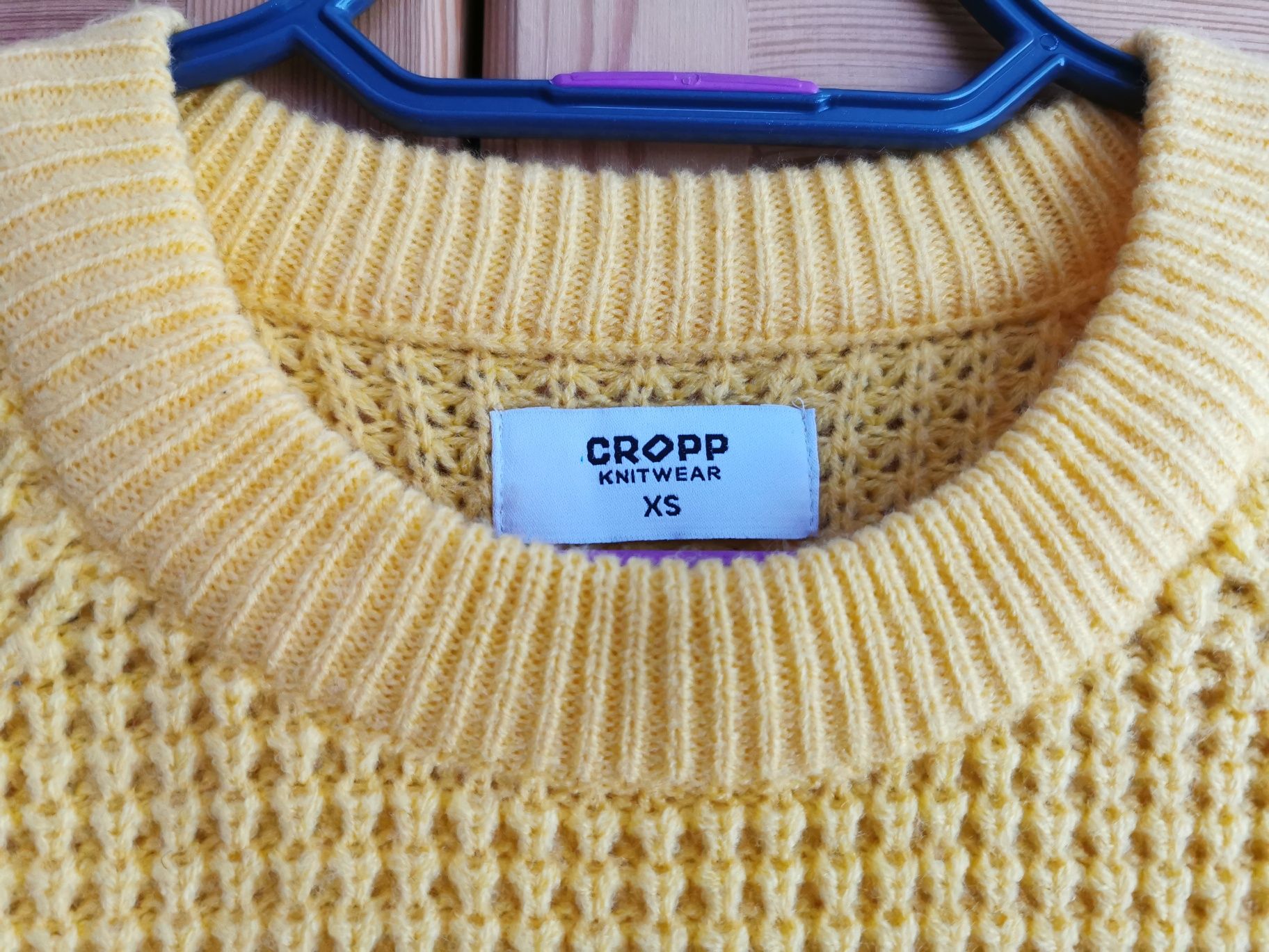 Żółty Sweter Cropp XS