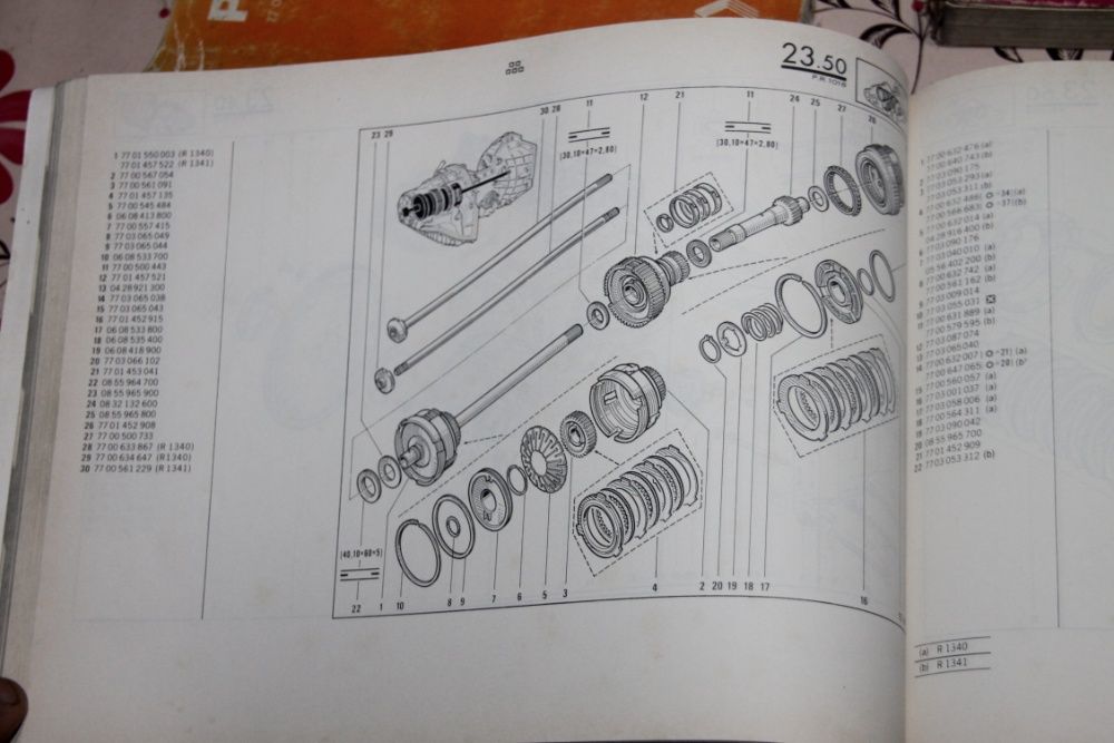 Diversos manuais Tecnicos Renault (mecanica, peças, etc)