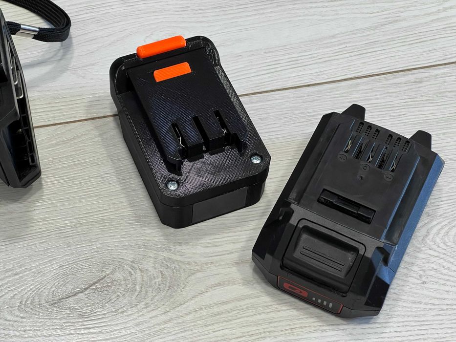 Адаптер перехідник з інструменту Dnipro m на акб Skil 3д друк