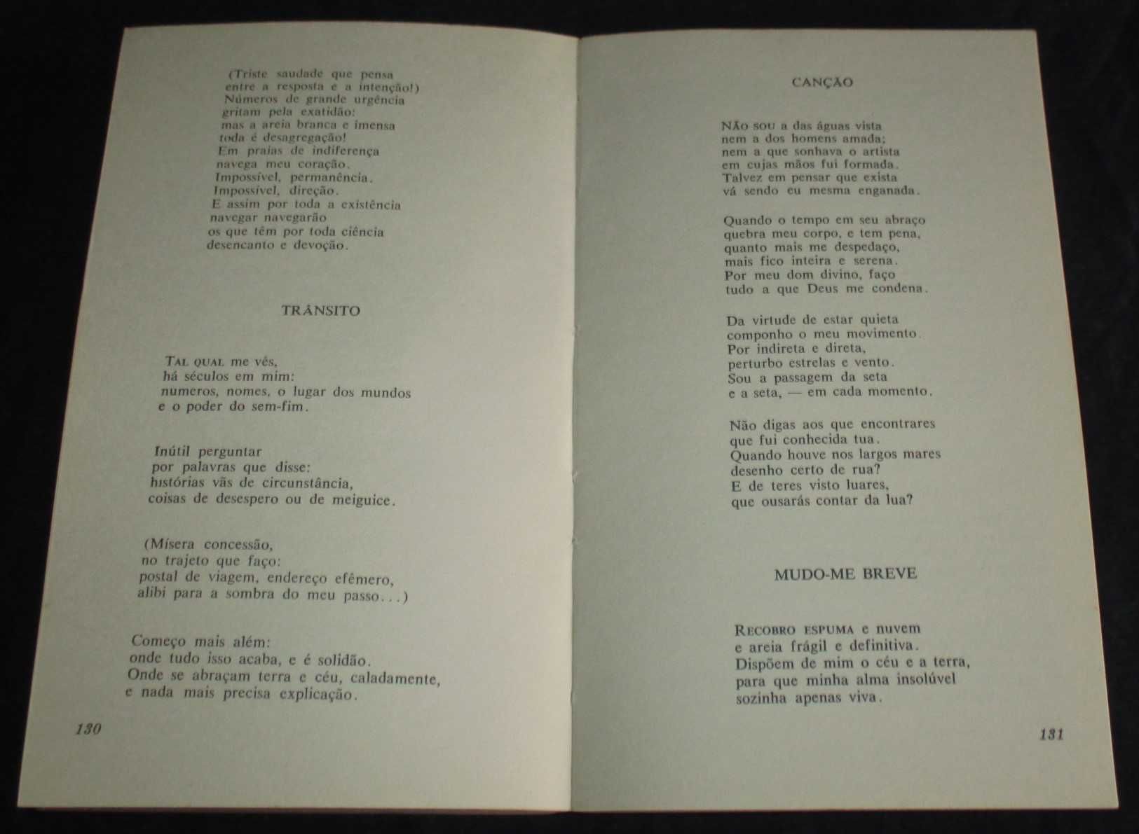 Livro Flor de Poemas Cecília Meireles